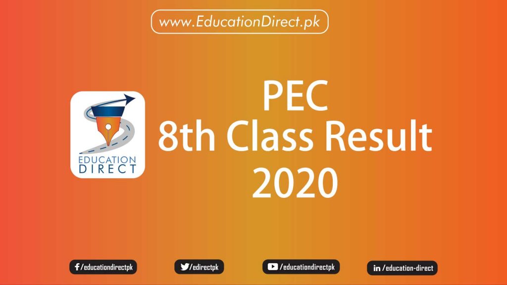 Pec 8th class result 2020