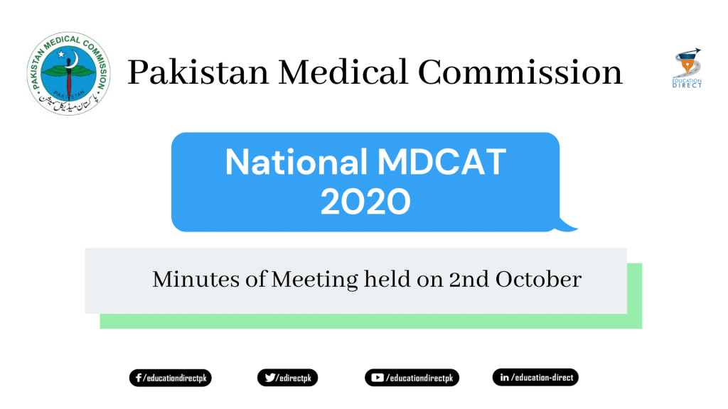National MDCAt 2020