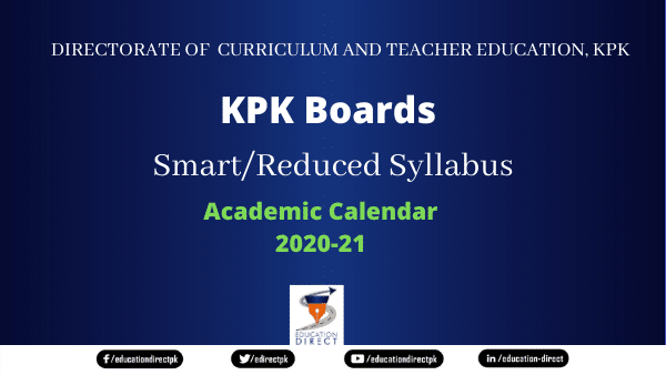 KPK Boards Smart Syllabus 2020