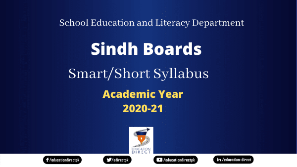 Sindh Boards Smart Syllabus