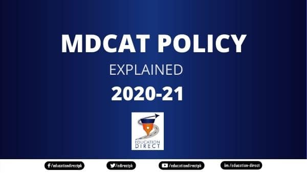 MDCAT policy and criteria