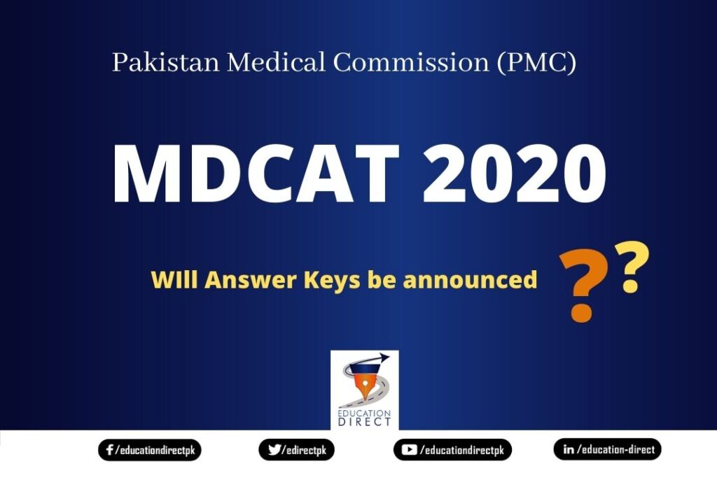 MDCAT 2020 Answer Keys